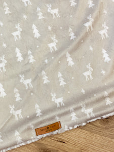 A Baby Reindeer blanket