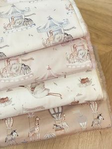 Pink carousel Lux blanket