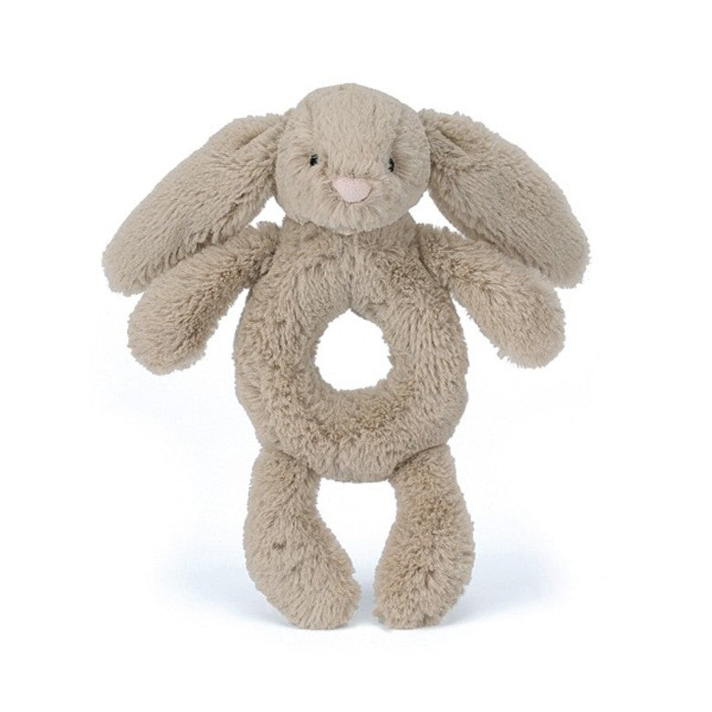 Beige Bunny grab rattle