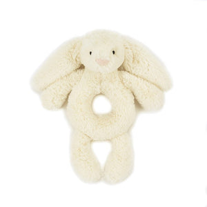 Cream Bunny grab rattle