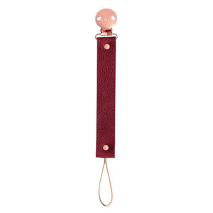 Berry Leather Dummy Clip