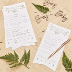 Load image into Gallery viewer, Botanical Baby Shower Advice Cards
