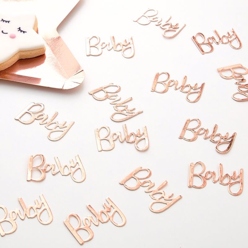 Rose gold Baby Confetti